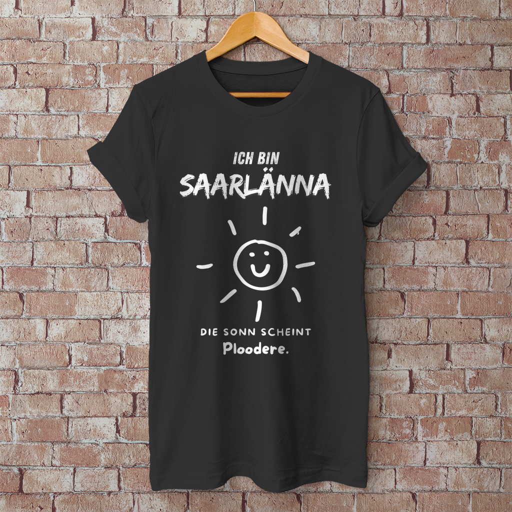 Herren T-Shirt mit Motiv: Ich bin Saarlänna - Die Sonn.