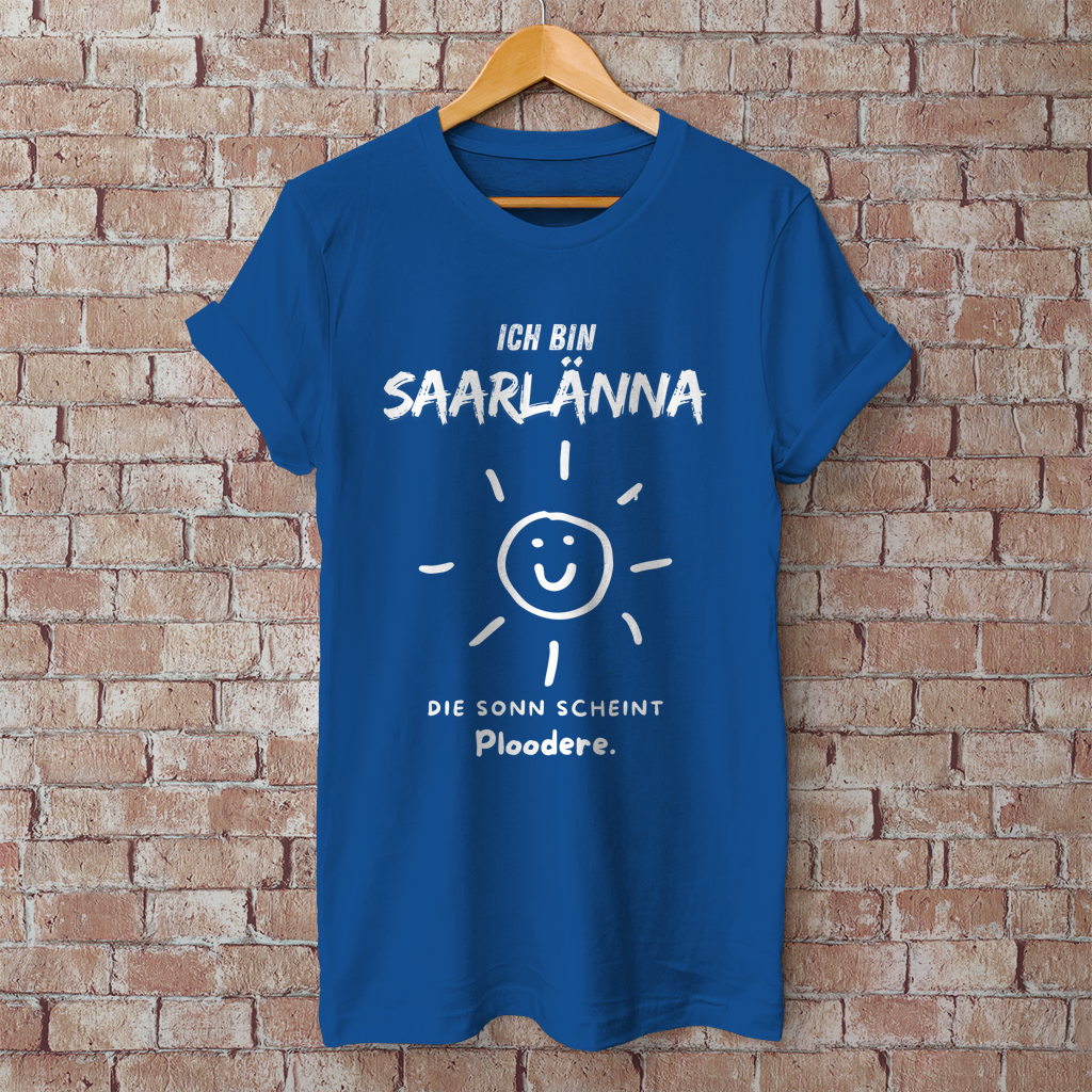 Herren T-Shirt mit Motiv: Ich bin Saarlänna - Die Sonn.