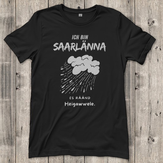 Damen T-Shirt mit Motiv: Ich bin Saarlänna - Heigawwele.