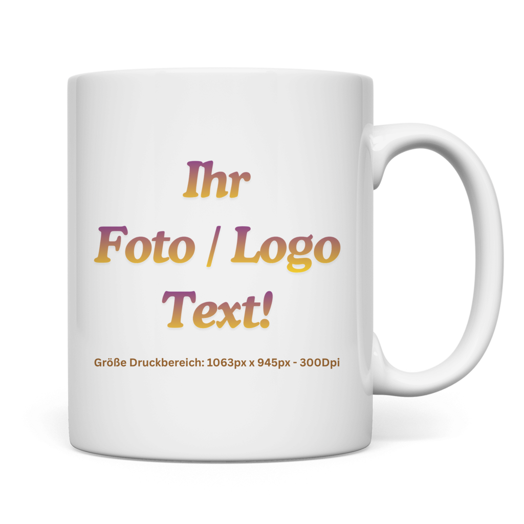 Tasse mit ihrem Foto