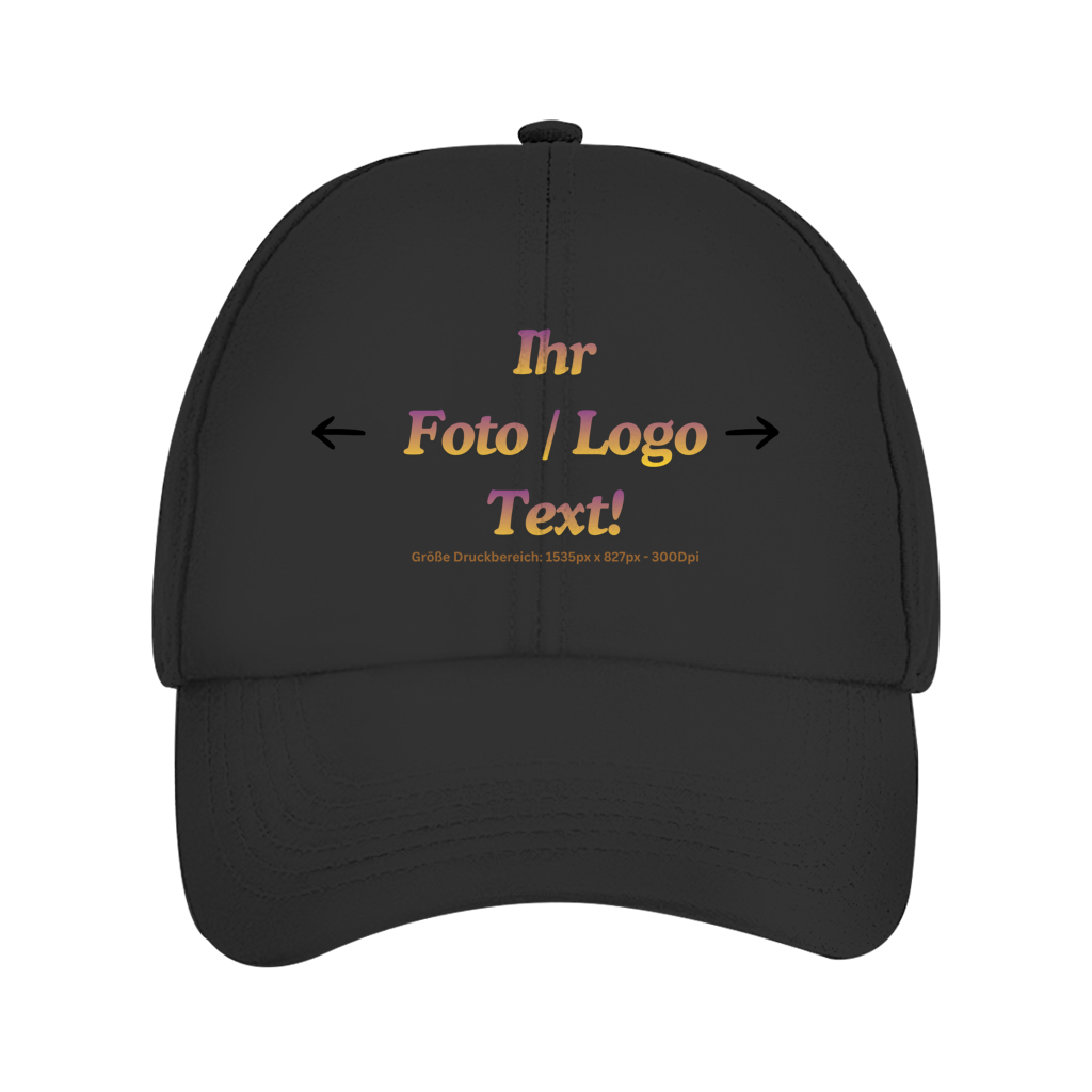 Dad Cap mit ihrem Foto / Text
