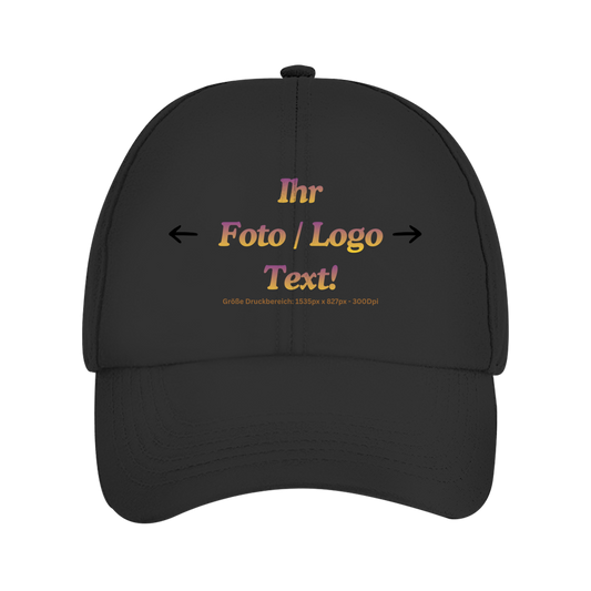 Dad Cap mit ihrem Foto / Text