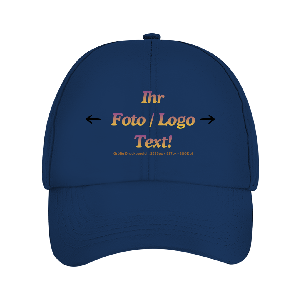 Dad Cap mit ihrem Foto / Text