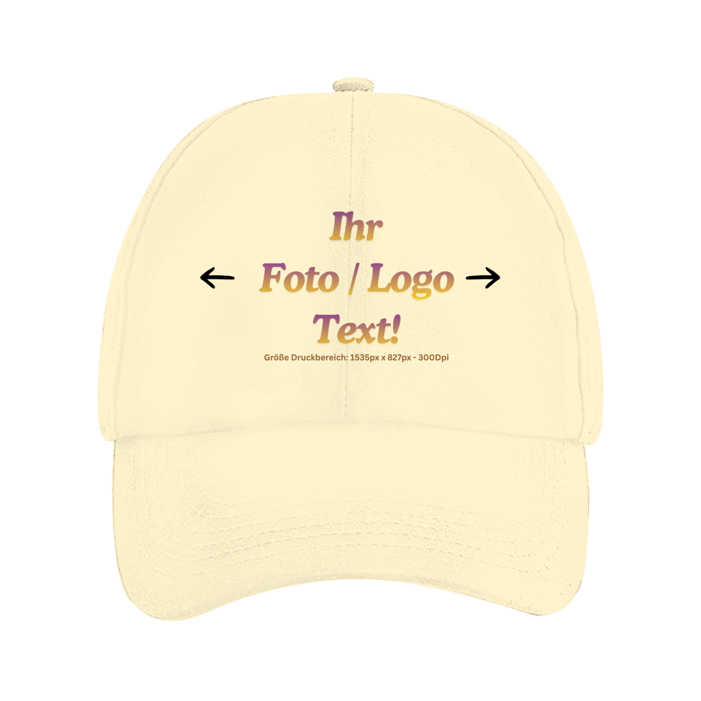 Dad Cap mit ihrem Foto / Text