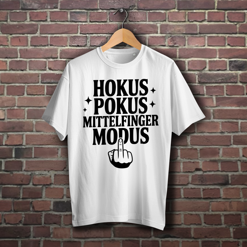 Oversize T-Shirt mit Motiv: Hokus-Pokus