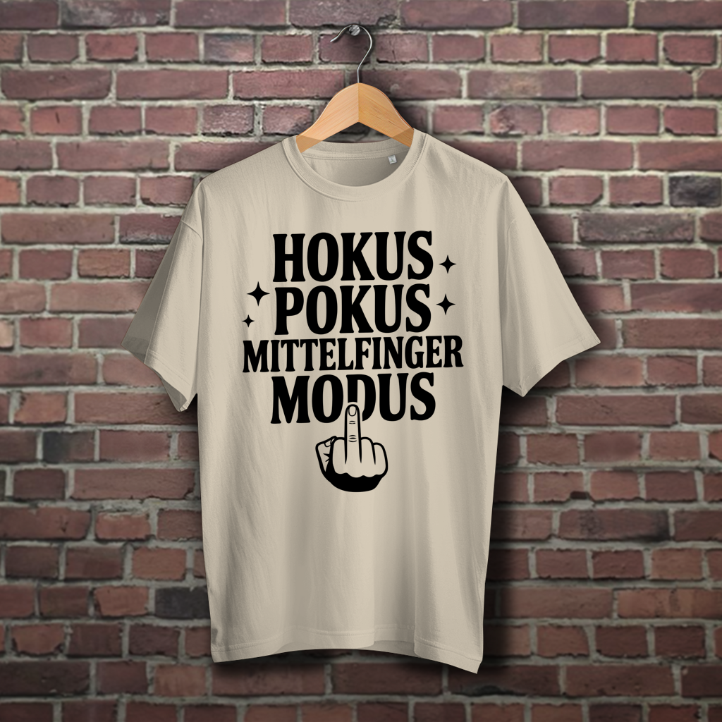 Oversize T-Shirt mit Motiv: Hokus-Pokus