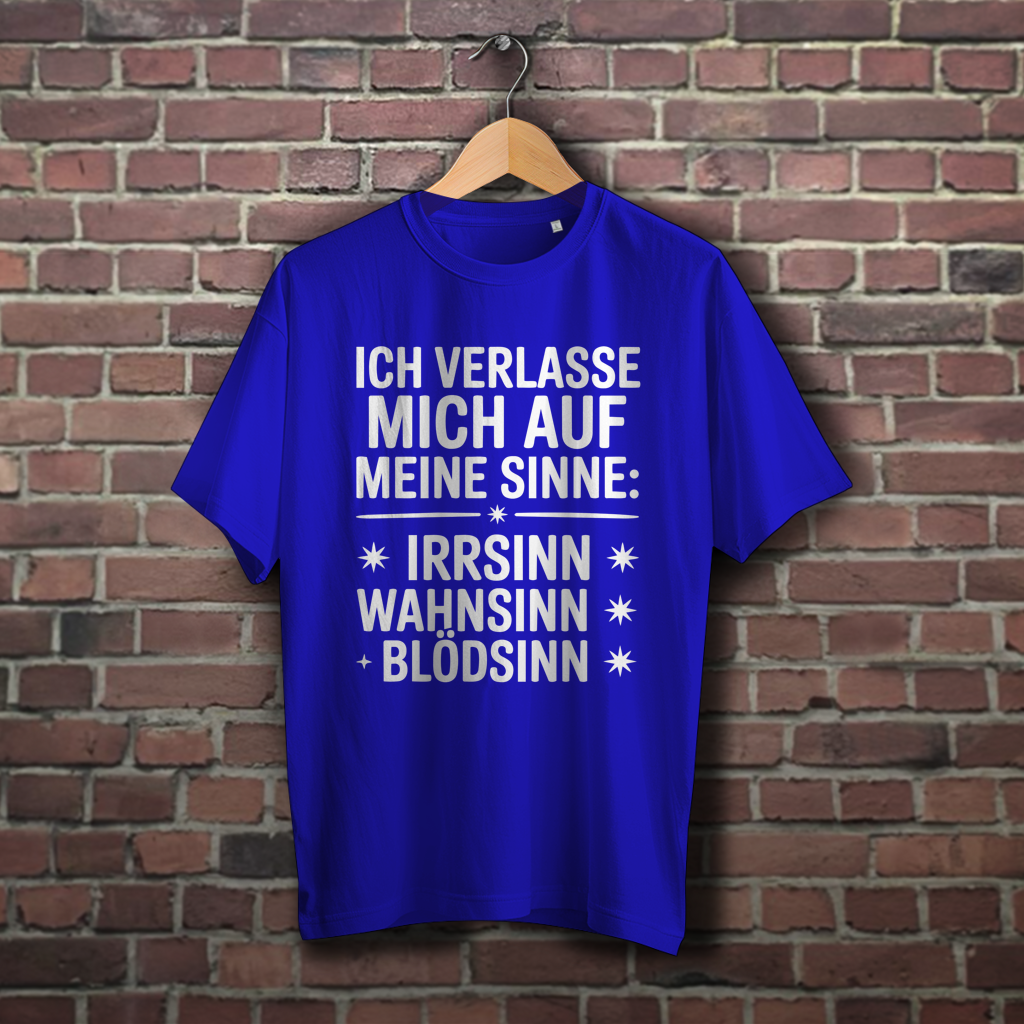 Oversize T-Shirt mit Motiv: Ich verlasse