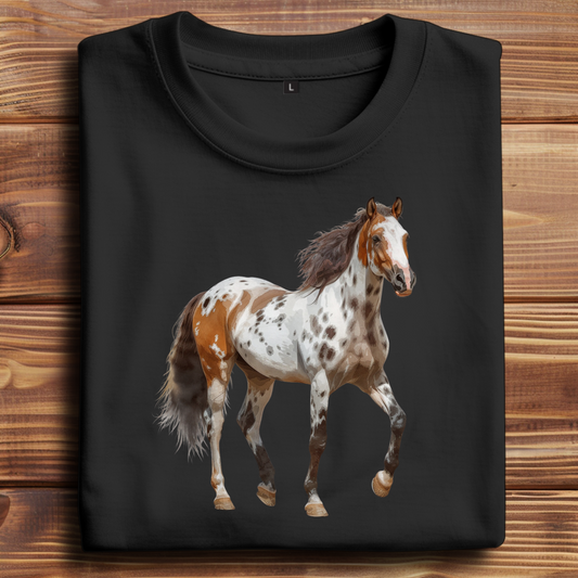 Oversize T-Shirt mit Motiv: Pferd-6