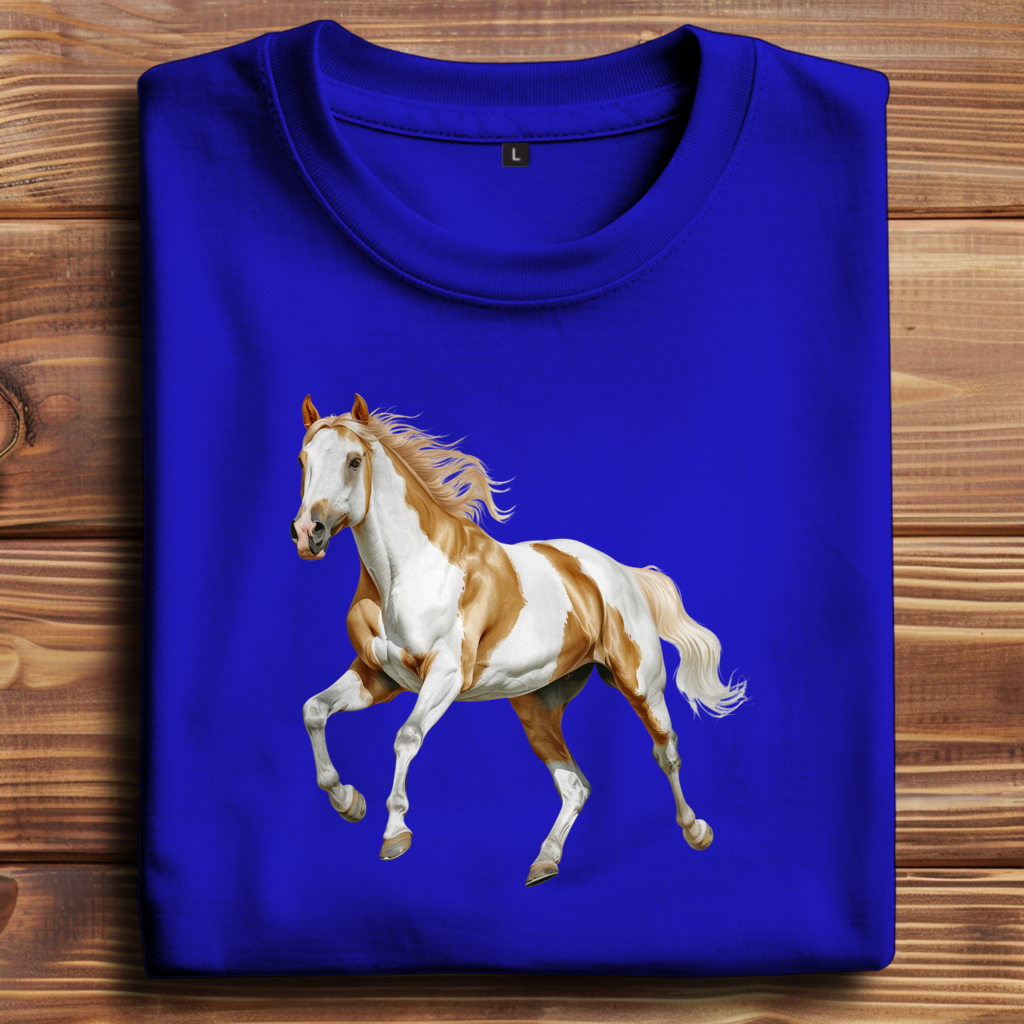 Oversize T-Shirt mit Motiv: Pferd-2
