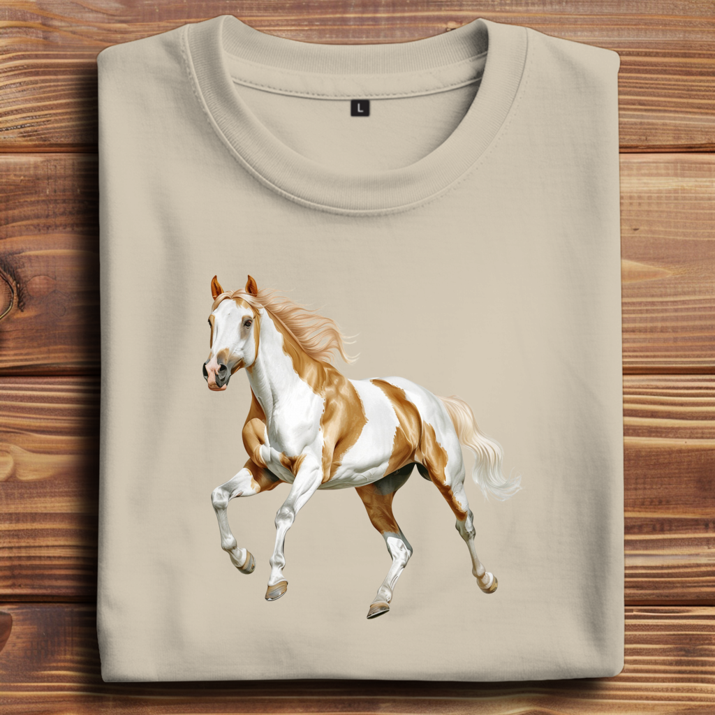 Oversize T-Shirt mit Motiv: Pferd-2