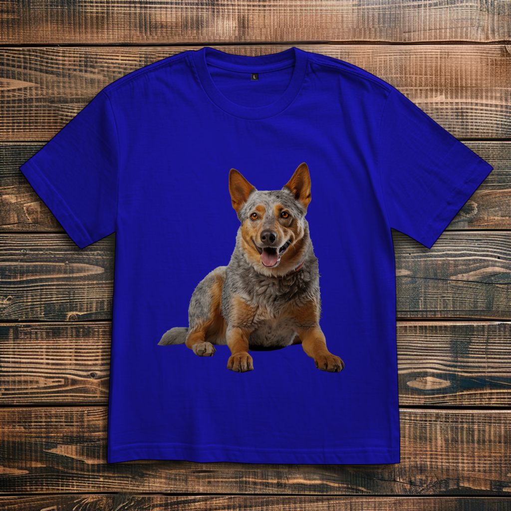 Oversize T-Shirt mit Motiv: Australian-Cattle