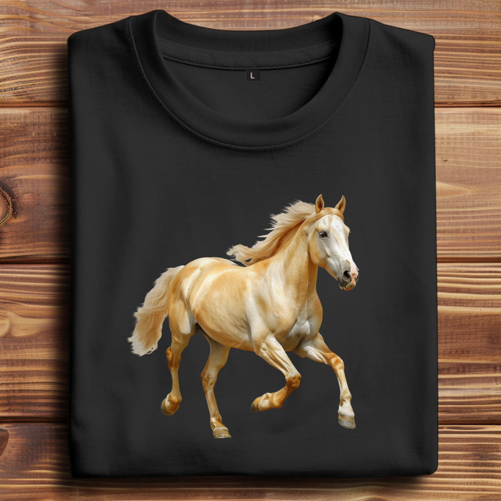 Oversize T-Shirt mit Motiv: Pferd-7