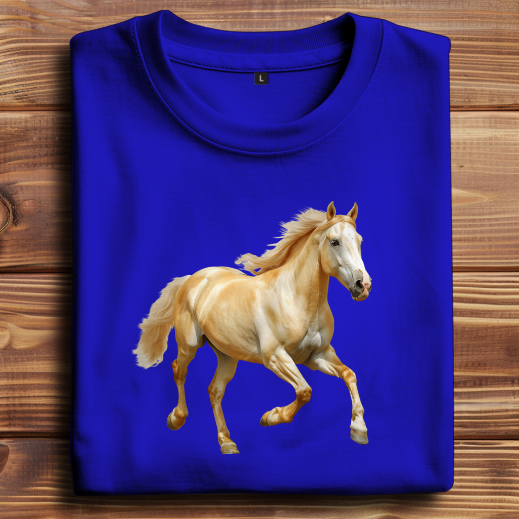 Oversize T-Shirt mit Motiv: Pferd-7