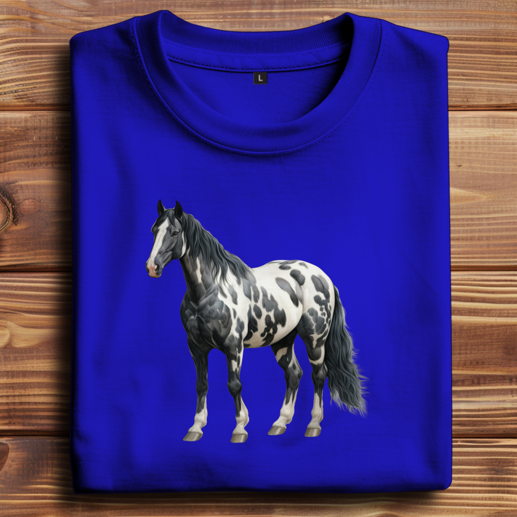 Oversize T-Shirt mit Motiv: Pferd-8