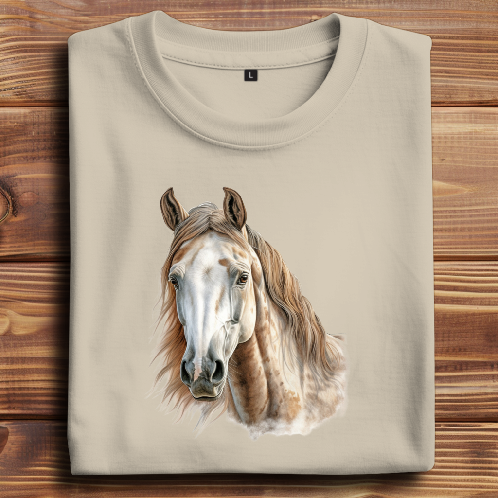 Oversize T-Shirt mit Motiv: Pferd-13