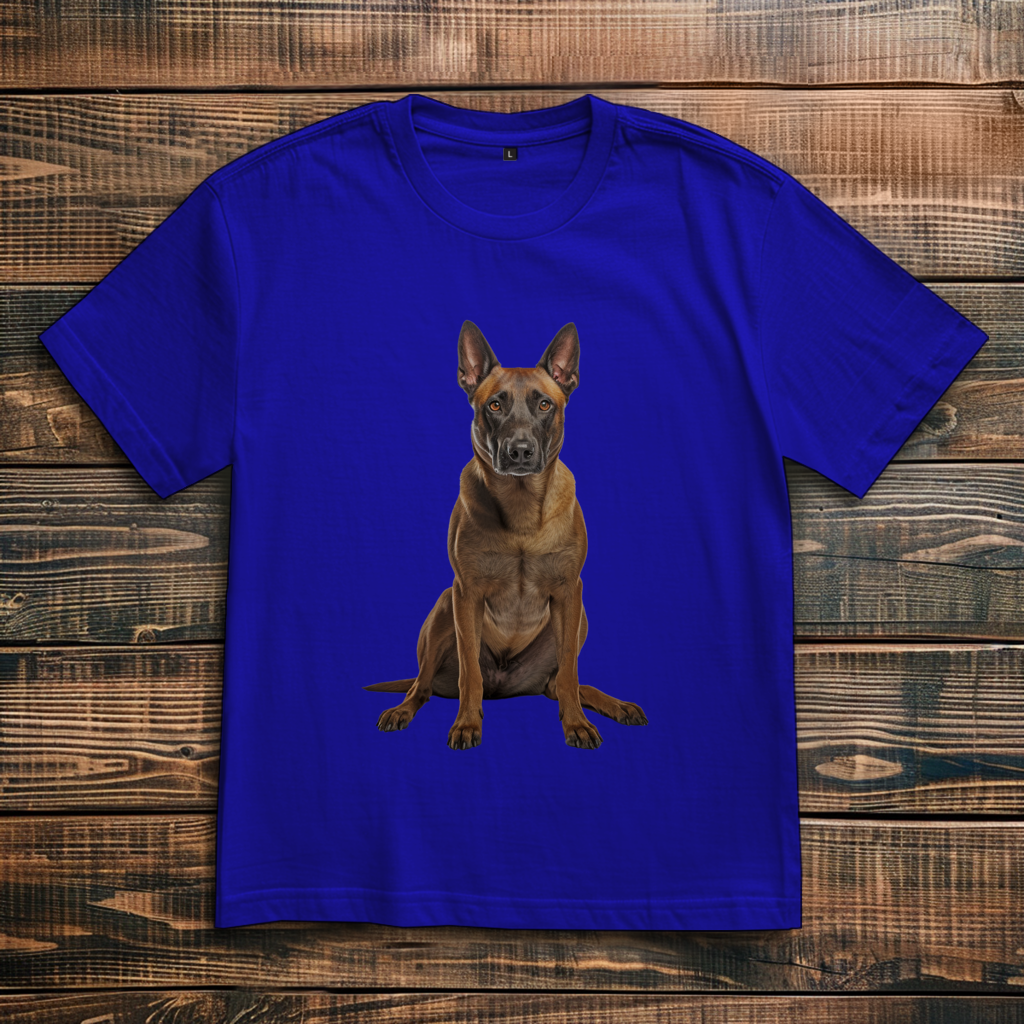 Oversize T-Shirt mit Motiv: Belgian-Malinois