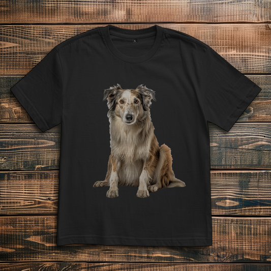 Oversize T-Shirt mit Motiv: Borzoi
