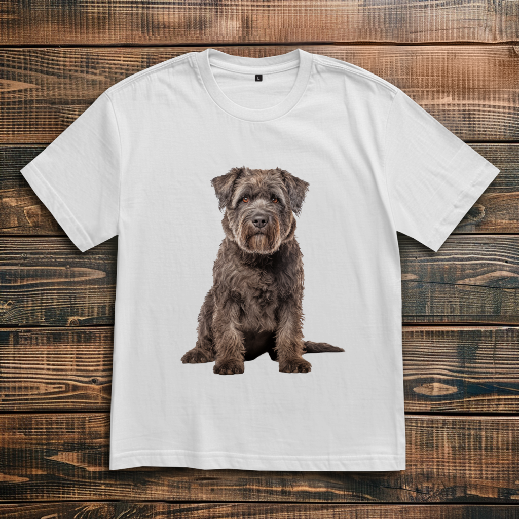 Oversize T-Shirt mit Motiv:  Bouvier-Des-Flandres