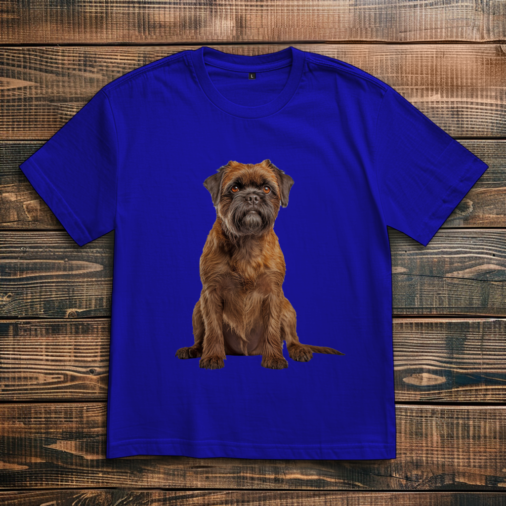 Oversize T-Shirt mit Motiv: Brussles-Griffon