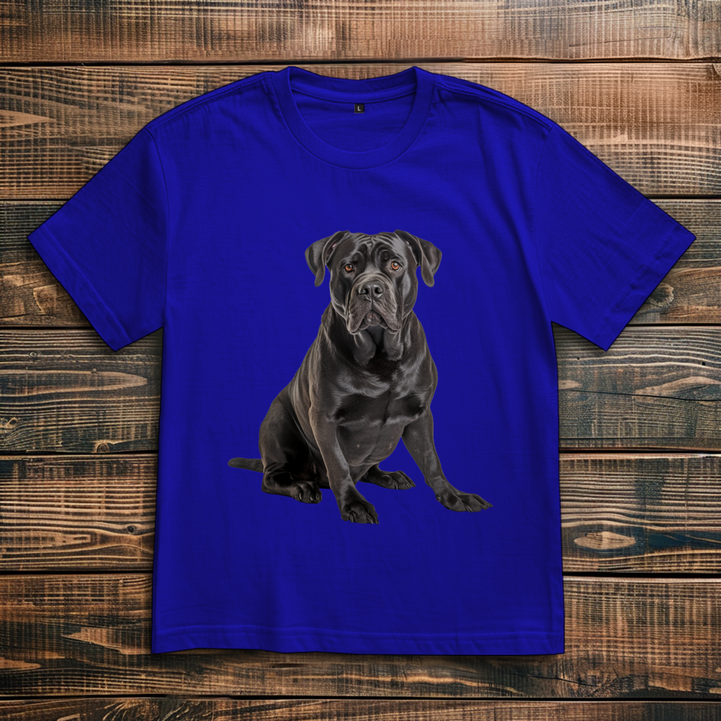 Oversize T-Shirt mit Motiv: Cane-Corso