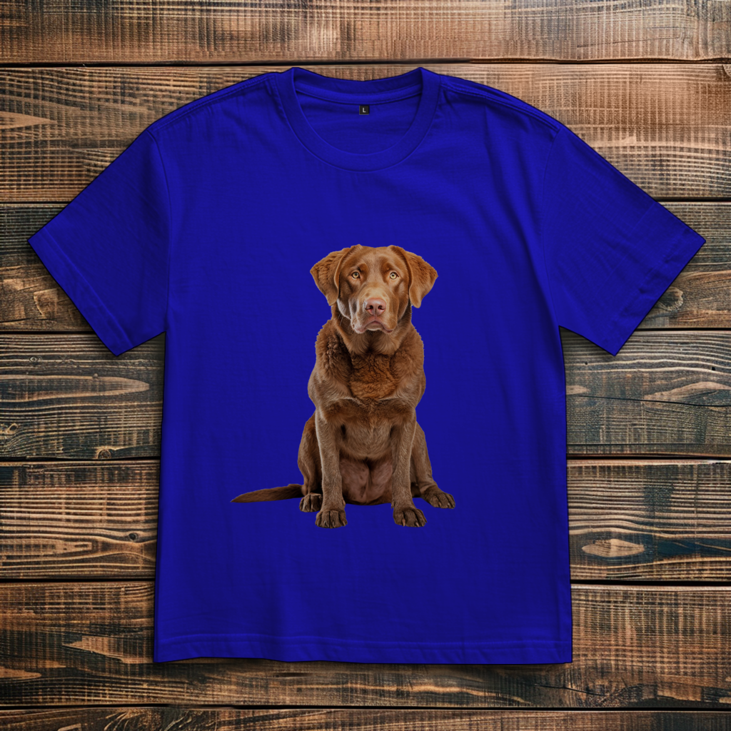 Oversize T-Shirt mit Motiv: Chesapeake-Bay-Retriever