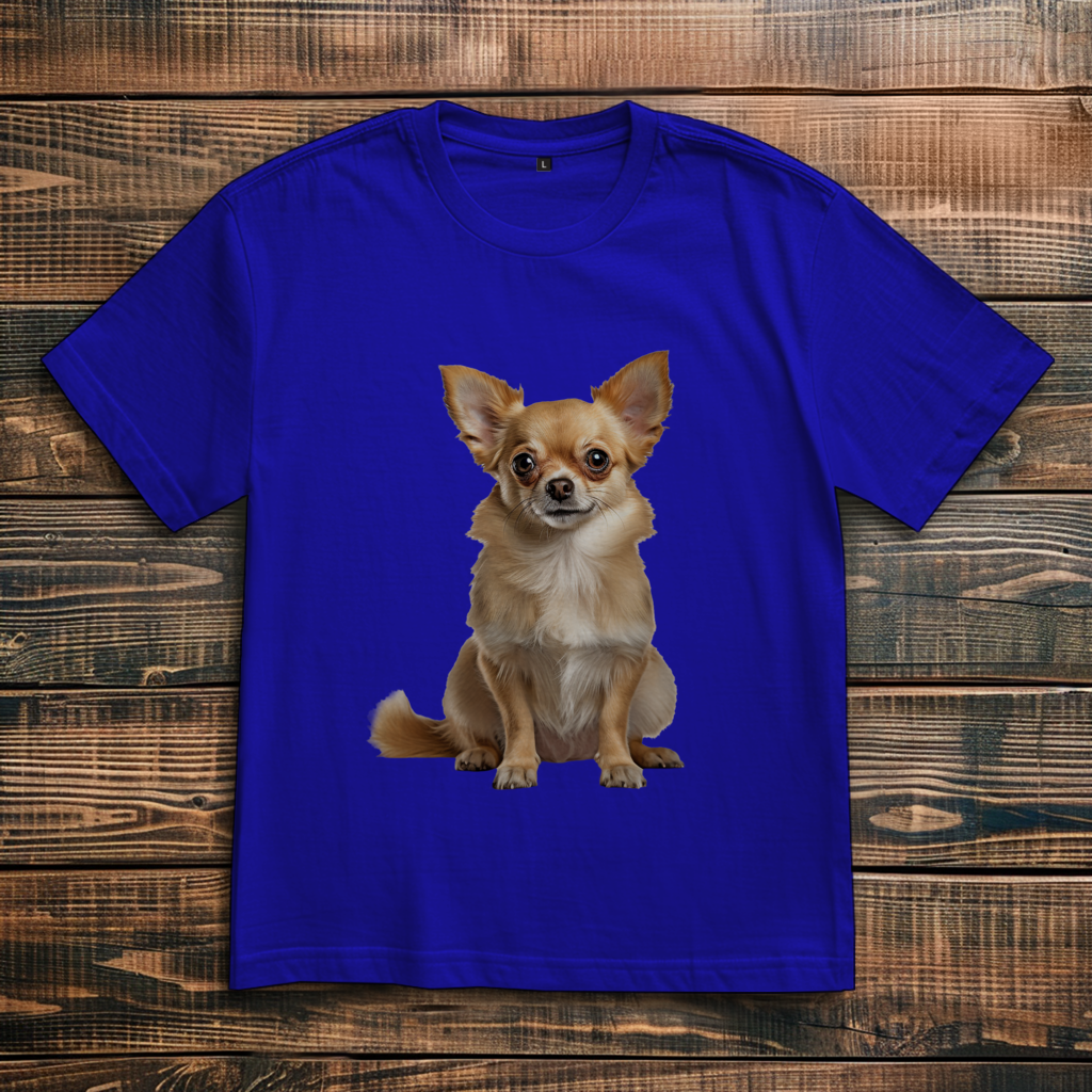 Oversize T-Shirt mit Motiv: Chihuahua