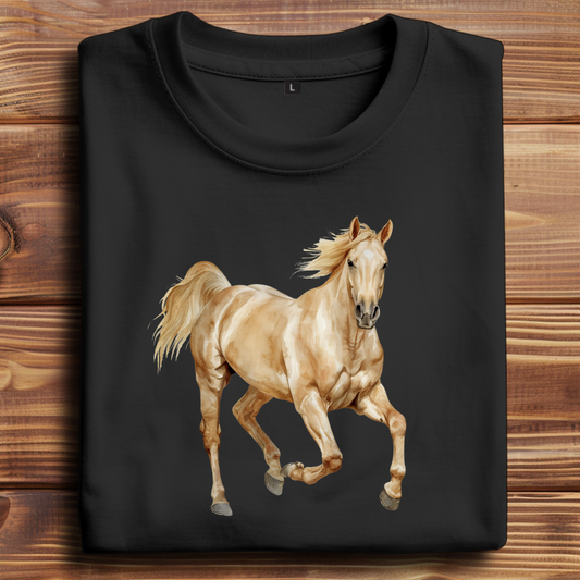 Oversize T-Shirt mit Motiv: Pferd-19
