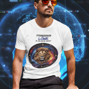 T-Shirt mit Sternzeichen Löwe