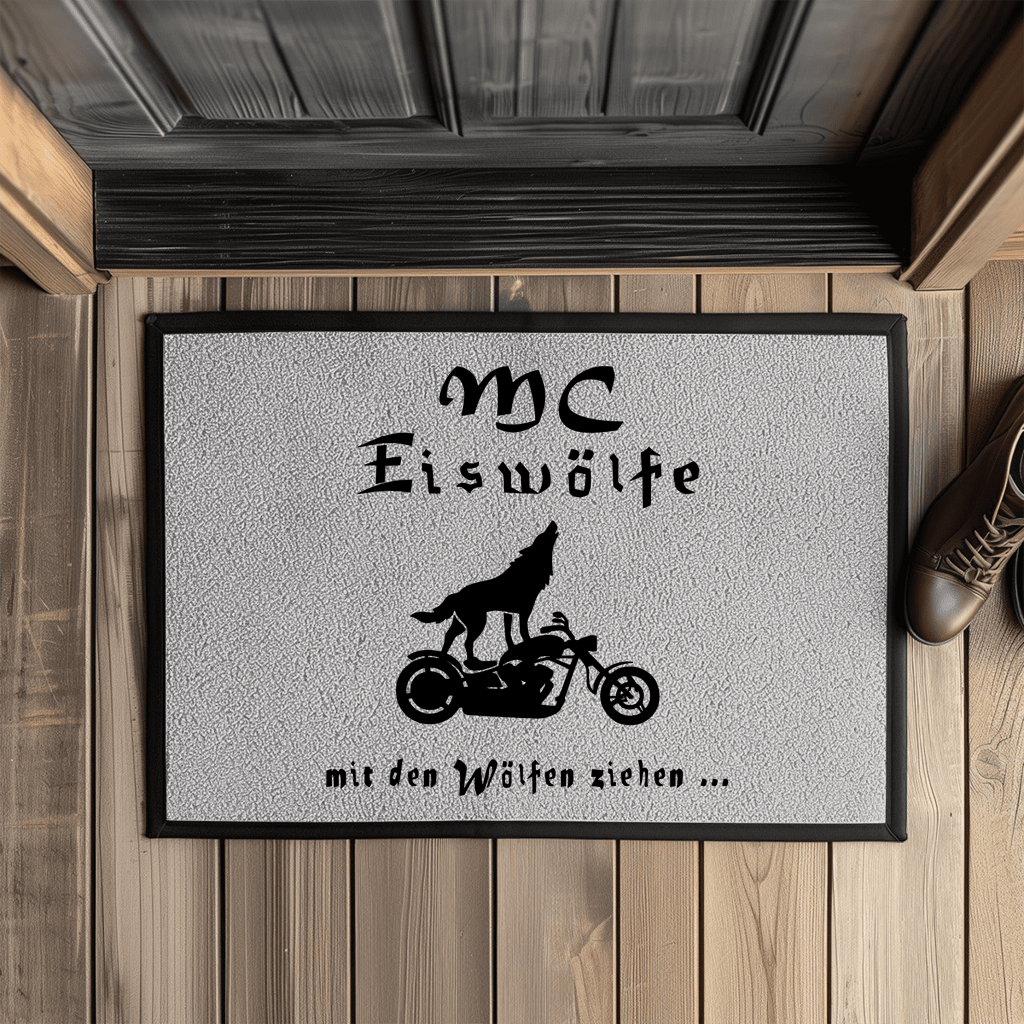 Fußmatte „MC Eiswölfe Merzig – Mit den Wölfen ziehen“ – Willkommen im Rudel – Bild 7