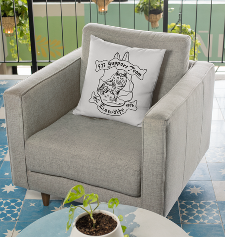 Kissen „MC Eiswölfe Merzig – Support“ – Stolz fürs Zuhause