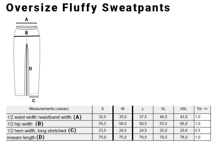 Oversize Fluffy Sweatpants Personalisieren – Bild 11