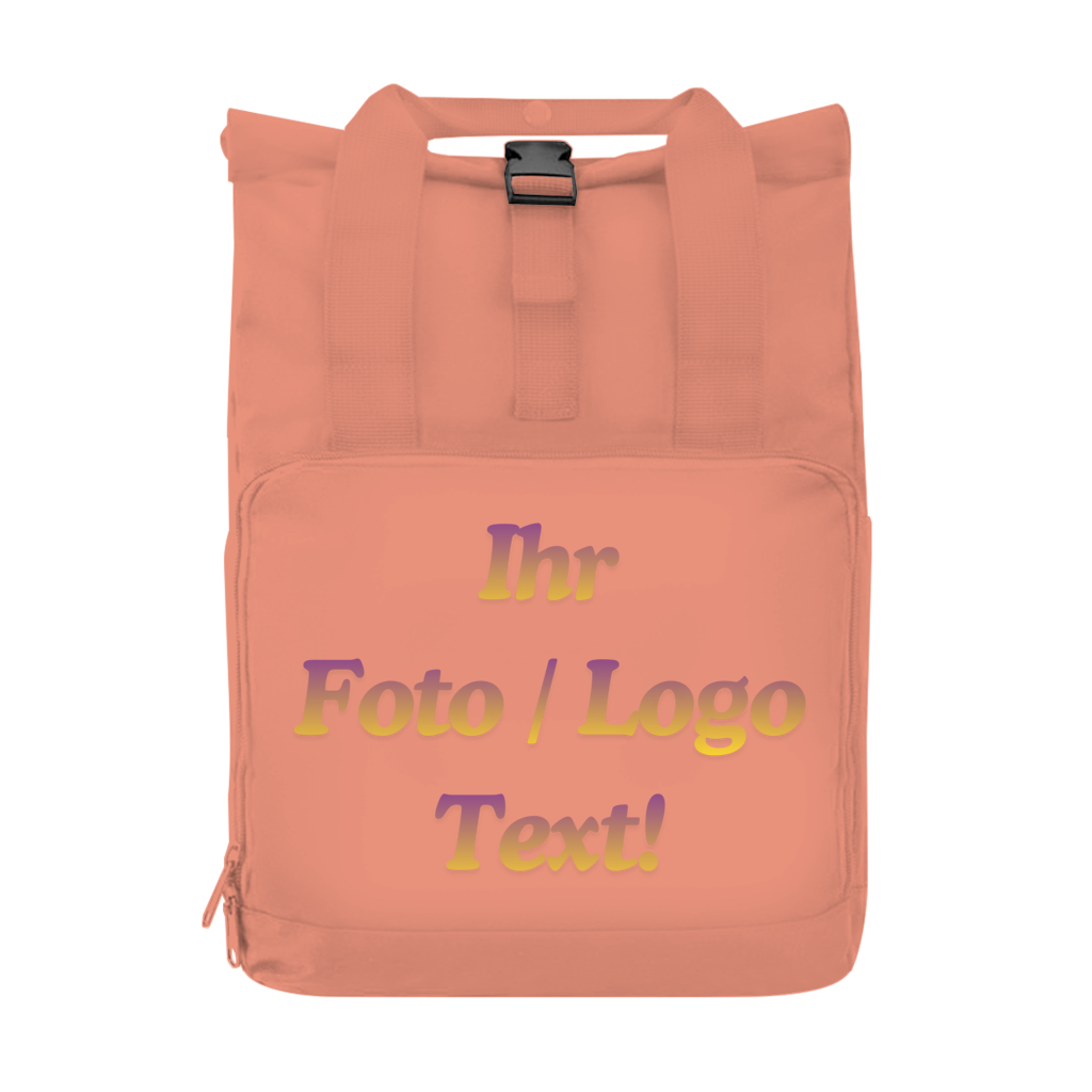 Rucksack mit Seitentasche Personalisieren – Bild 2