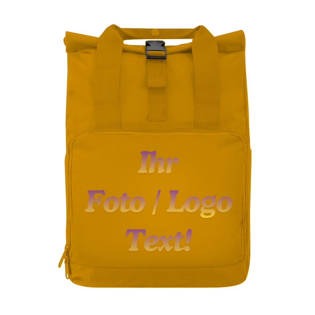 Rucksack mit Seitentasche Personalisieren – Bild 3