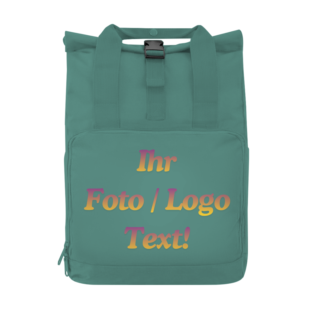 Rucksack mit Seitentasche Personalisieren – Bild 4