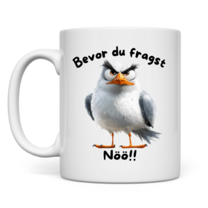 Tasse Möve mit Motiv: nöö