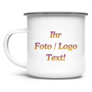 Emaille Tasse Personalisieren