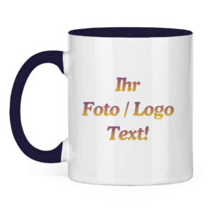 Tasse zweifarbig Personalisieren