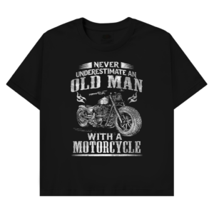 T-Shirt mit Biker Motiv : with a Motocycle