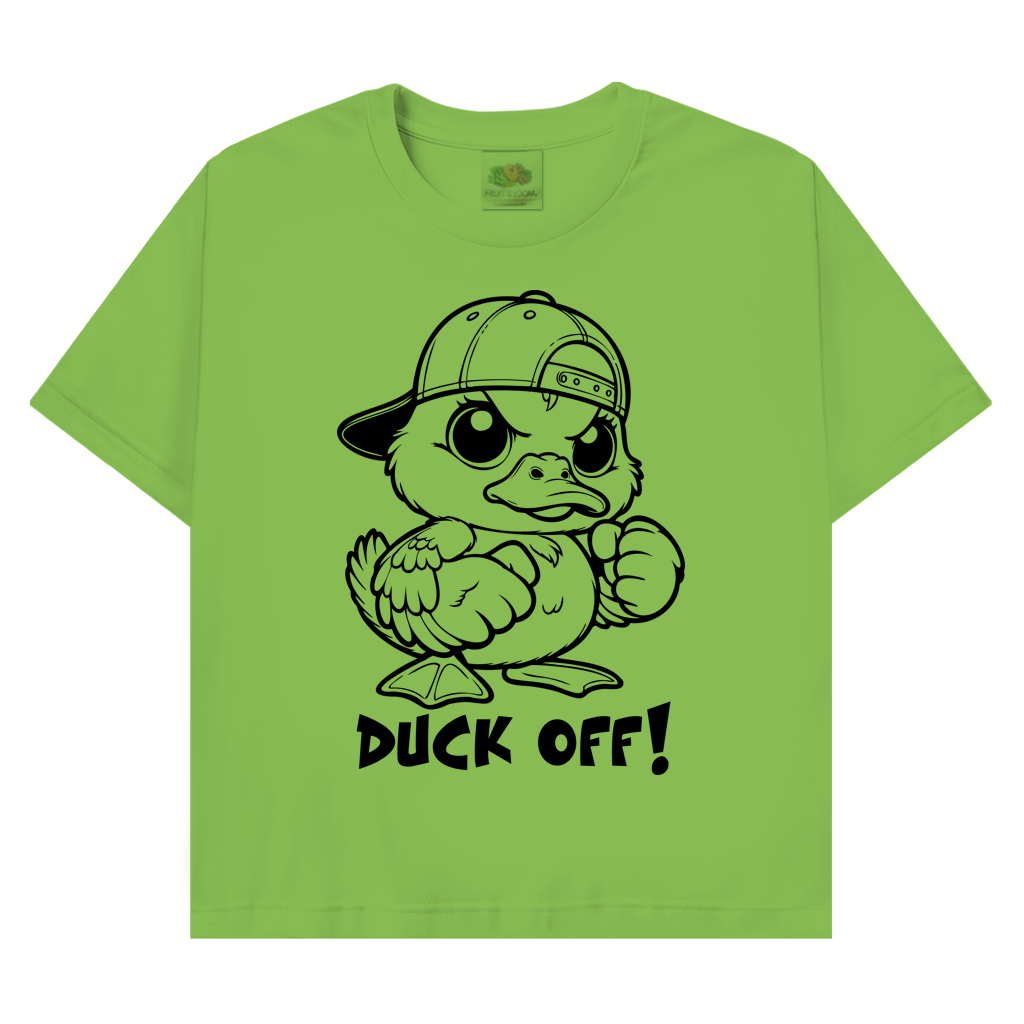 T-Shirt mit Enten Motiv :Duck off