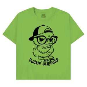 T-Shirt mit Enten Motiv :Duck in serious
