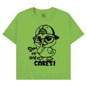 T-Shirt mit Enten Motiv :Cares