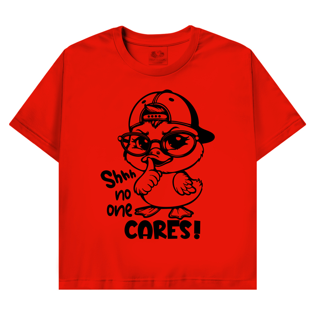 T-Shirt mit Enten Motiv :Cares – Bild 2