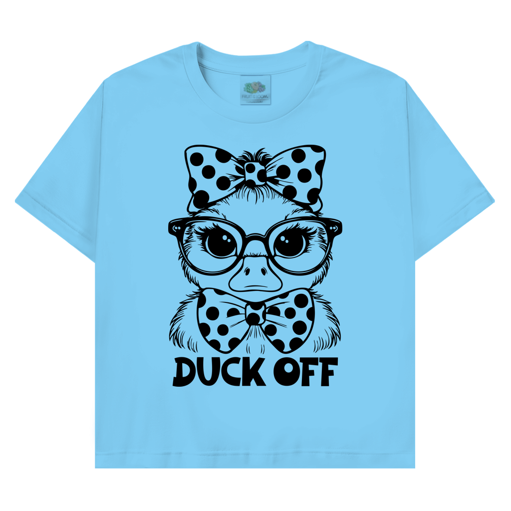 T-Shirt mit Enten Motiv :Duck off 2 – Bild 2