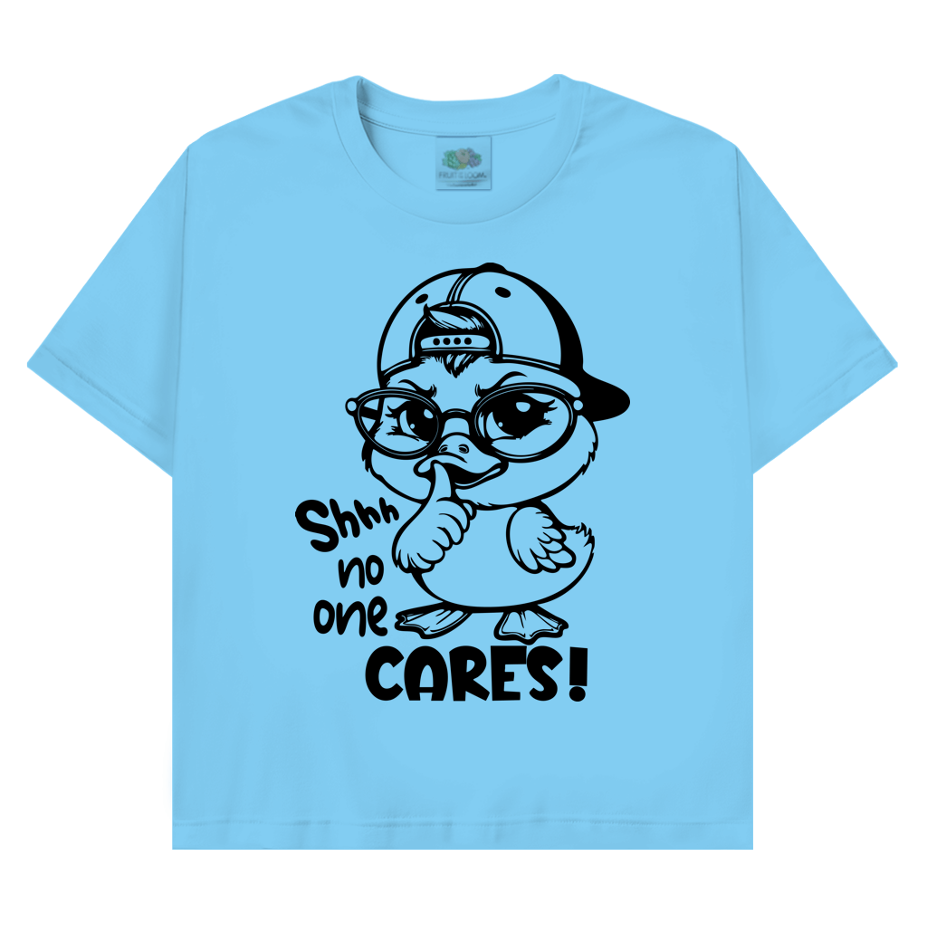 T-Shirt mit Enten Motiv :Cares – Bild 3