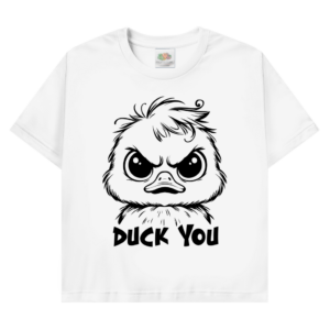 T-Shirt mit Enten Motiv :Duck you