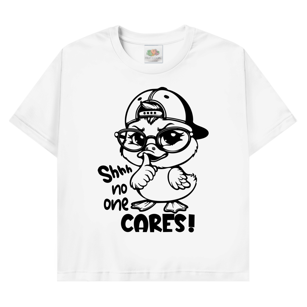 T-Shirt mit Enten Motiv :Cares – Bild 4