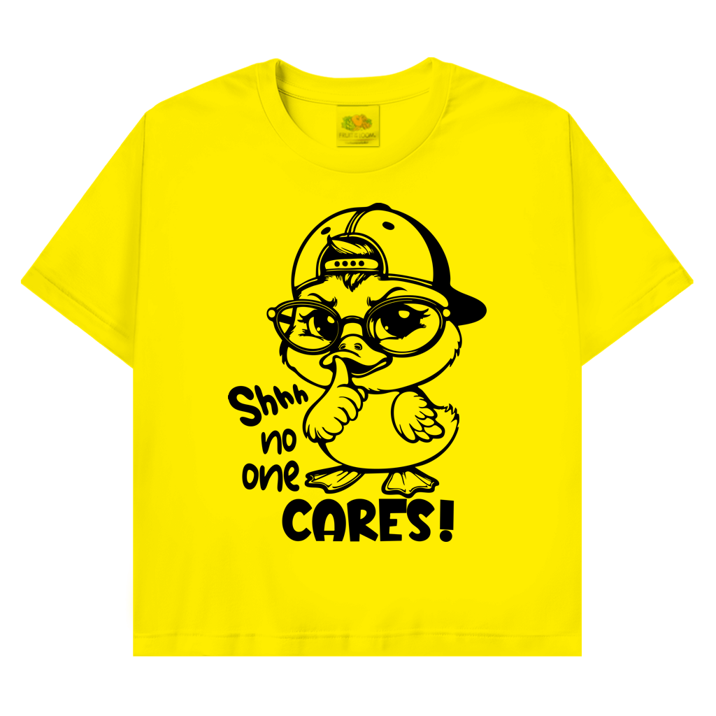 T-Shirt mit Enten Motiv :Cares – Bild 5