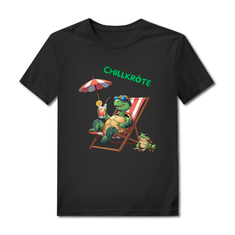 ST/ST Rocker T-Shirt mit Motiv: Chillkröte
