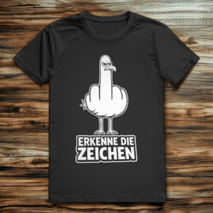 ST/ST Creator 2.0 Möve T-Shirt mit Motiv: Mittelfinger 1