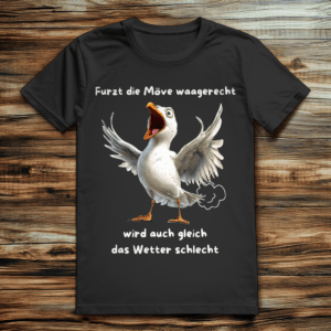 ST/ST Creator 2.0 Möve T-Shirt mit Motiv: furzt die Möve